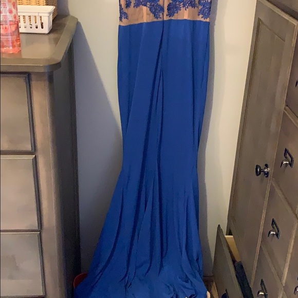 Royal blue prom dress - Picture 6 of 6